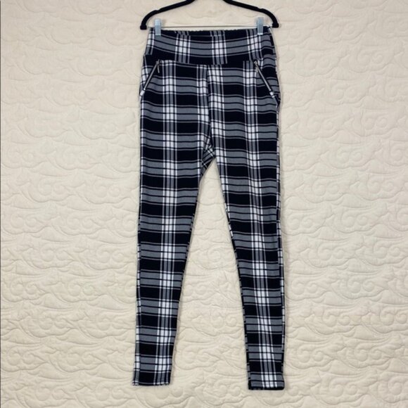 Streetwear Society Pants - Streetwear Society Plaid Leggings Sz XL